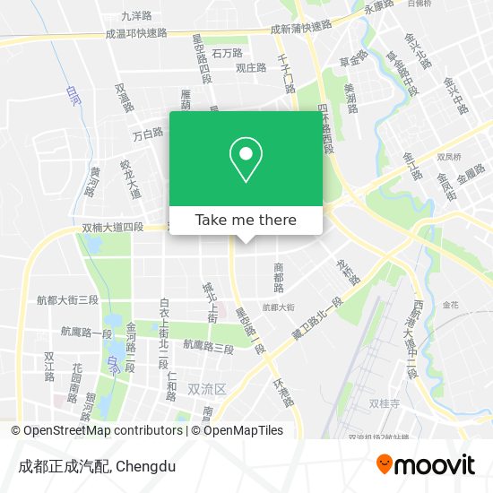 成都正成汽配 map