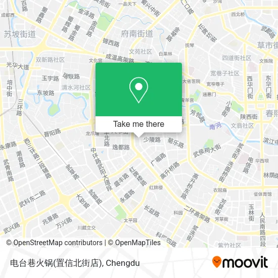 电台巷火锅(置信北街店) map