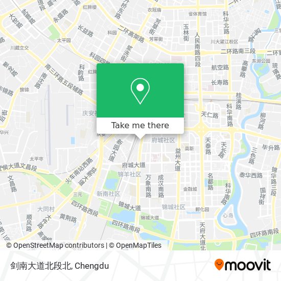 剑南大道北段北 map