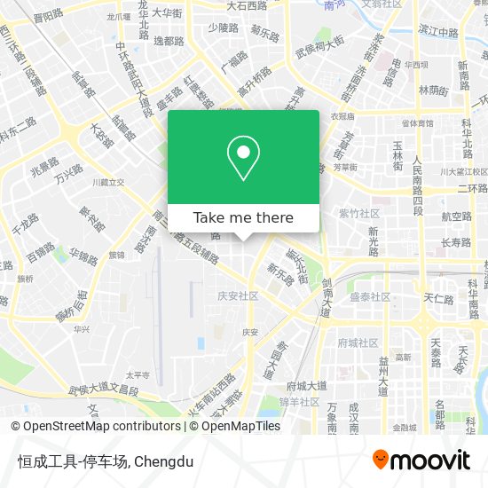 恒成工具-停车场 map