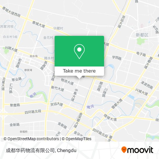成都华药物流有限公司 map