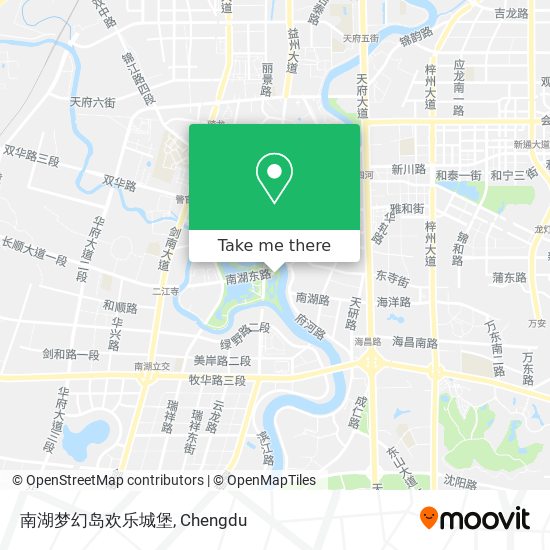 南湖梦幻岛欢乐城堡 map