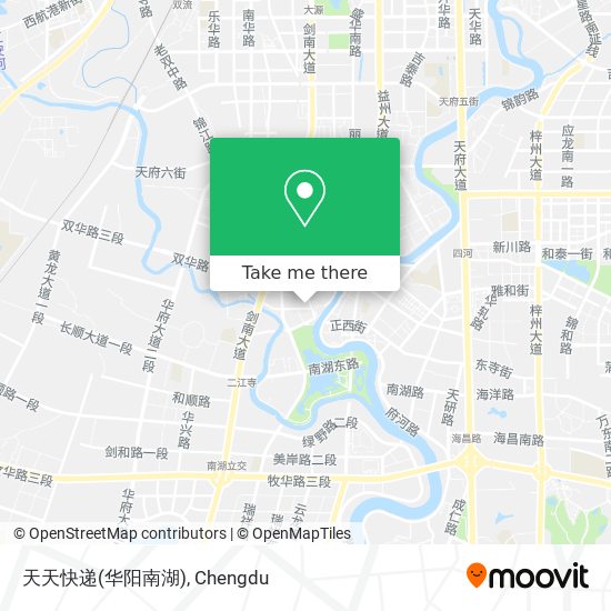天天快递(华阳南湖) map