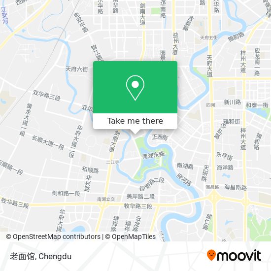 老面馆 map