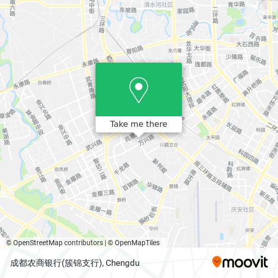 成都农商银行(簇锦支行) map