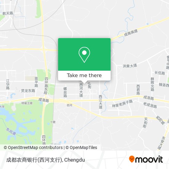 成都农商银行(西河支行) map