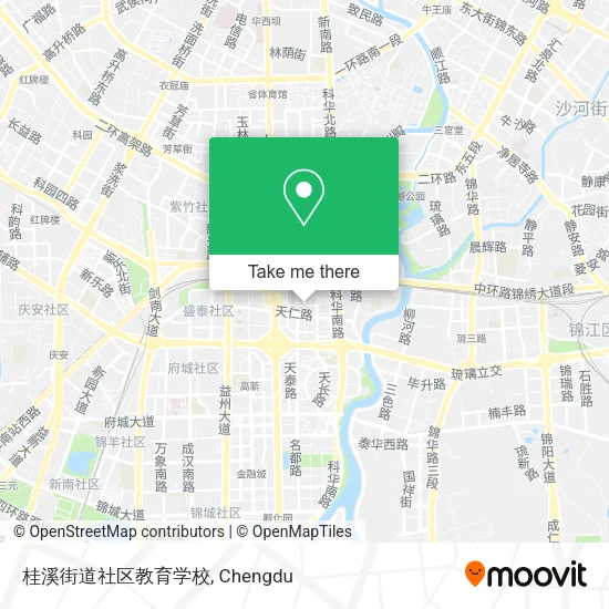 桂溪街道社区教育学校 map