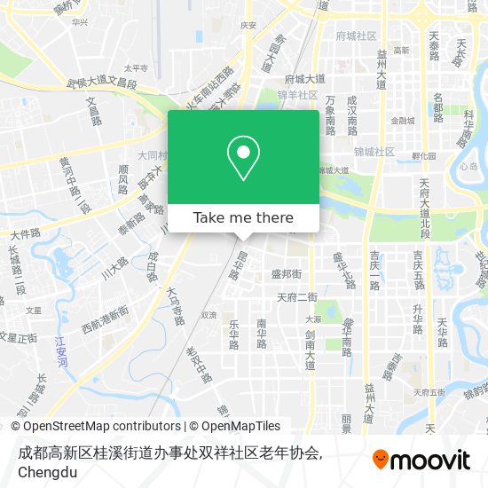 成都高新区桂溪街道办事处双祥社区老年协会 map