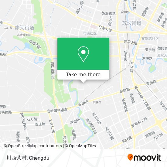 川西营村 map