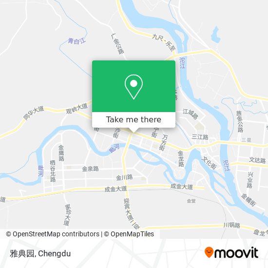 雅典园 map