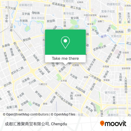 成都汇雅聚商贸有限公司 map
