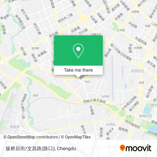 簇桥后街/文昌路(路口) map