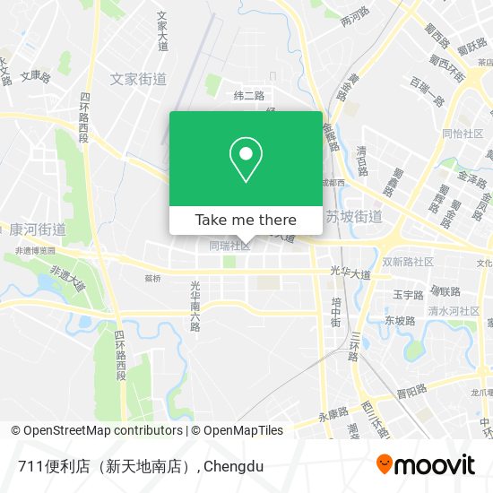 711便利店（新天地南店） map