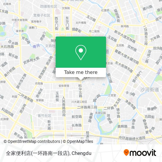 全家便利店(一环路南一段店) map