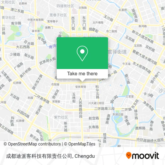 成都迪派客科技有限责任公司 map