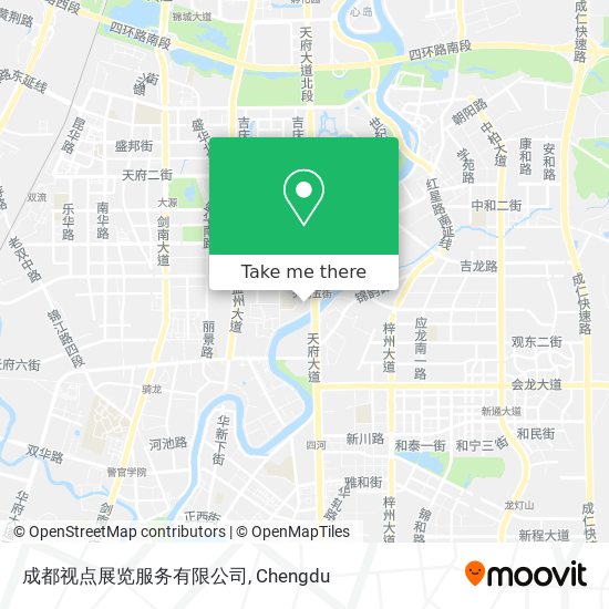 成都视点展览服务有限公司 map