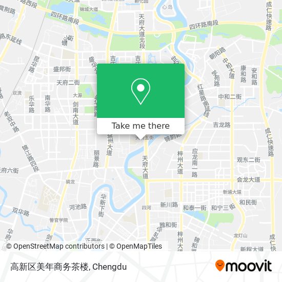 高新区美年商务茶楼 map