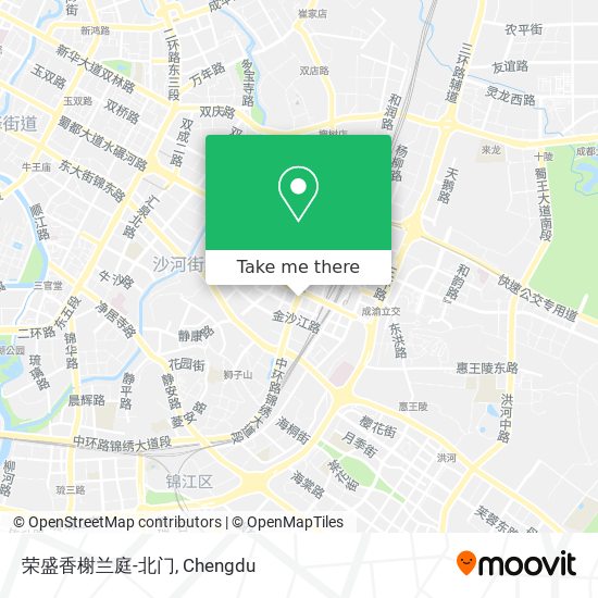 荣盛香榭兰庭-北门 map