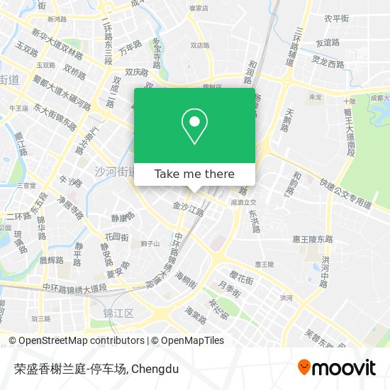 荣盛香榭兰庭-停车场 map