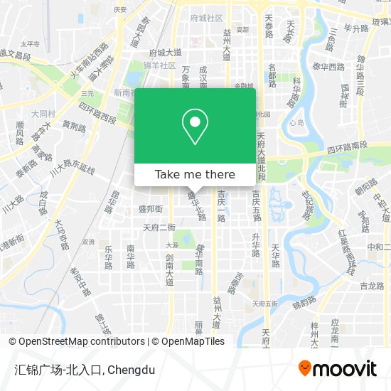 汇锦广场-北入口 map