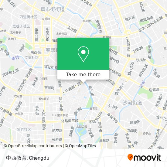 中西教育 map
