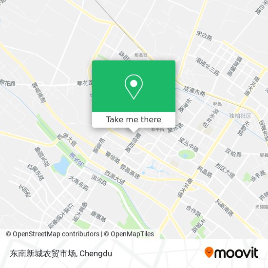 东南新城农贸市场 map