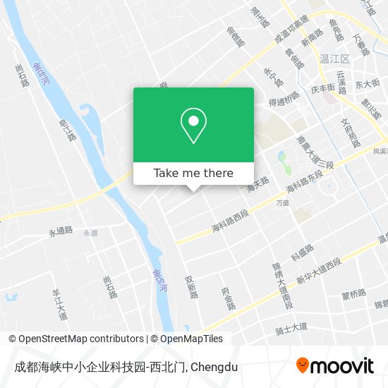 成都海峡中小企业科技园-西北门 map