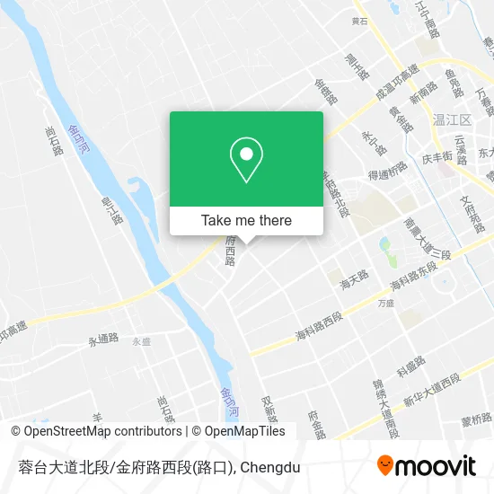 蓉台大道北段/金府路西段(路口) map