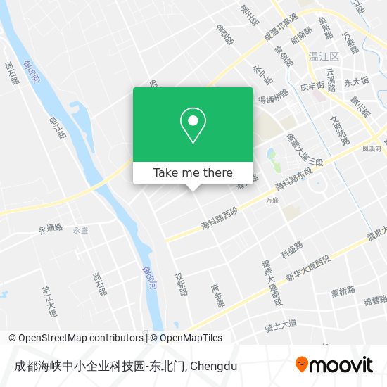 成都海峡中小企业科技园-东北门 map