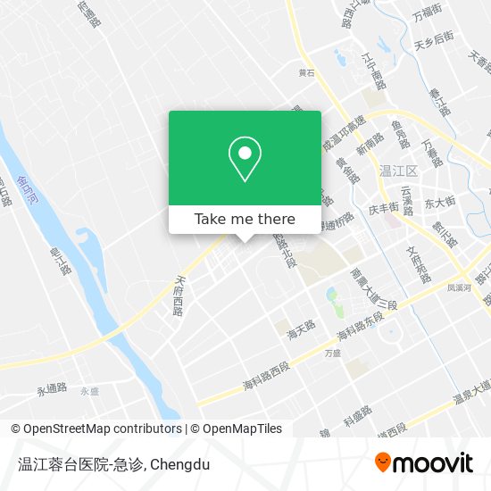 温江蓉台医院-急诊 map