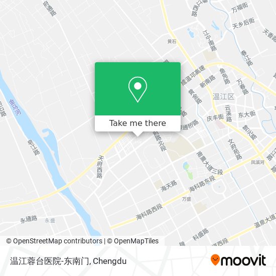 温江蓉台医院-东南门 map