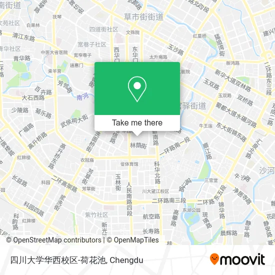 四川大学华西校区-荷花池 map