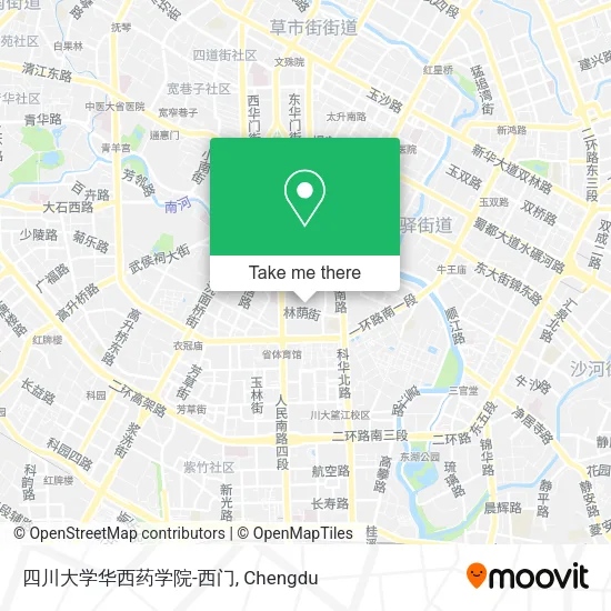 四川大学华西药学院-西门 map