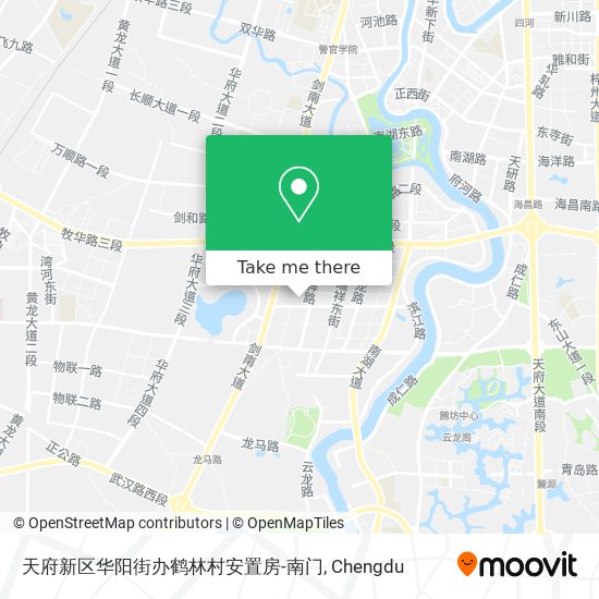 天府新区华阳街办鹤林村安置房-南门 map