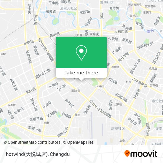 hotwind(大悦城店) map