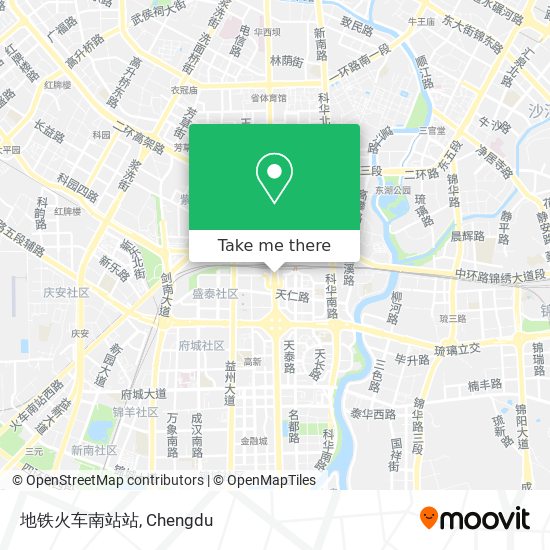 地铁火车南站站 map