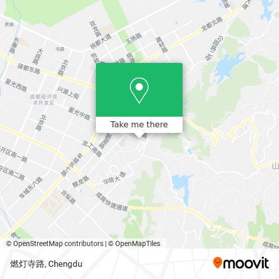 燃灯寺路 map