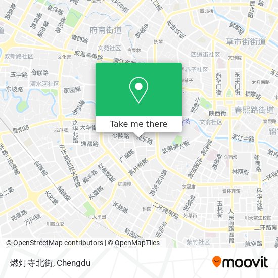 燃灯寺北街 map