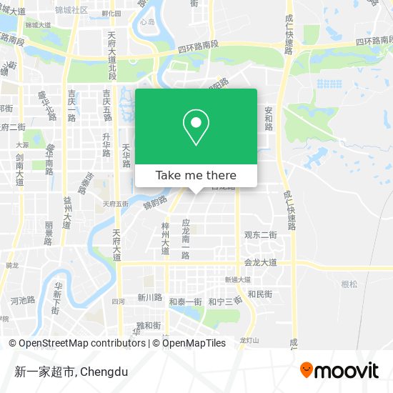 新一家超市 map