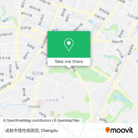 成都市慢性病医院 map