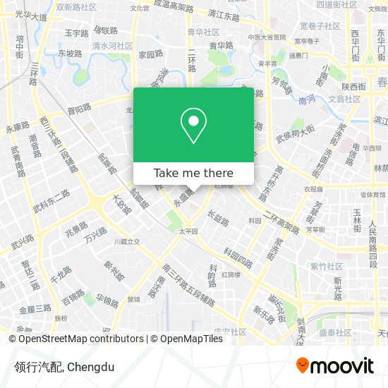 领行汽配 map