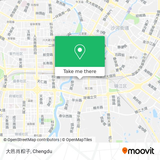 大邑肖粽子 map