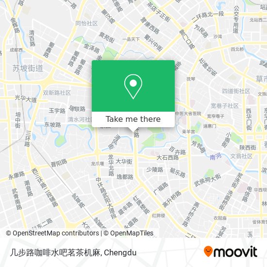 几步路咖啡水吧茗茶机麻 map