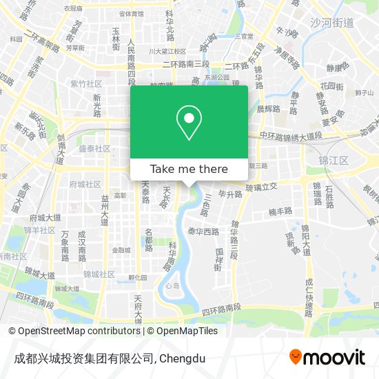 成都兴城投资集团有限公司 map