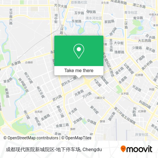 成都现代医院新城院区-地下停车场 map