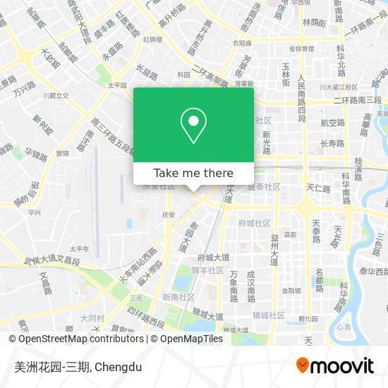 美洲花园-三期 map