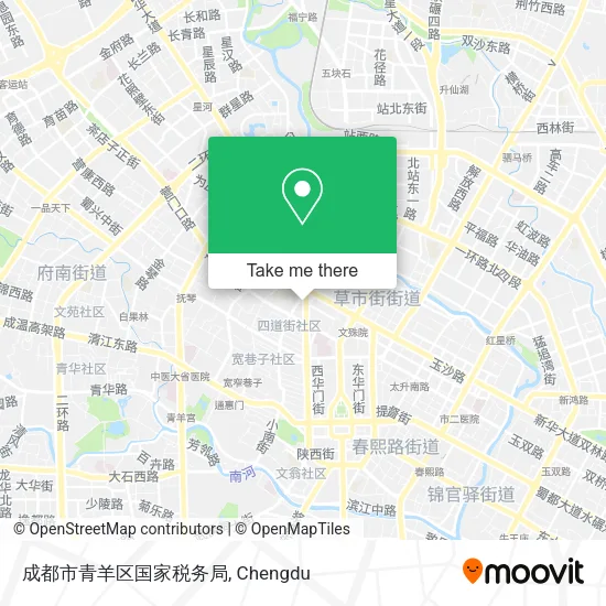 成都市青羊区国家税务局 map