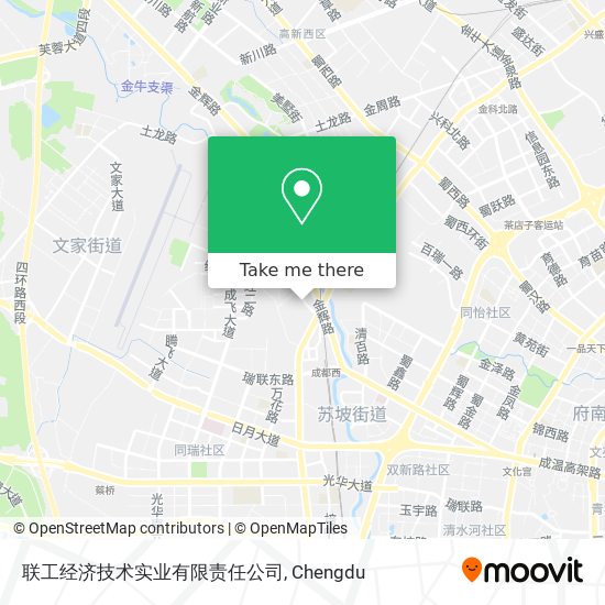 联工经济技术实业有限责任公司 map
