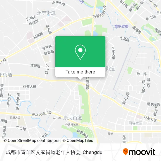 成都市青羊区文家街道老年人协会 map