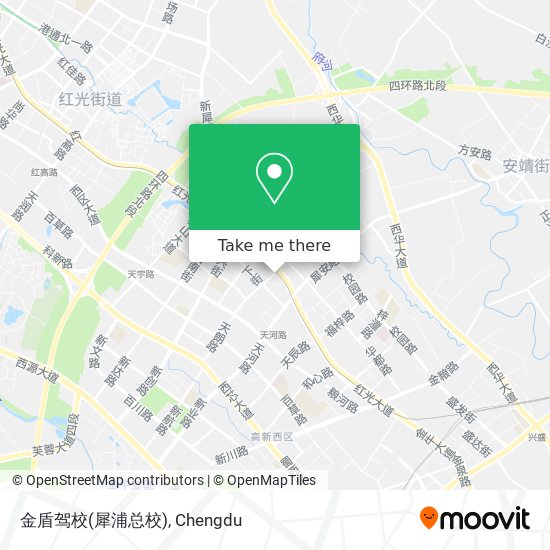 金盾驾校(犀浦总校) map